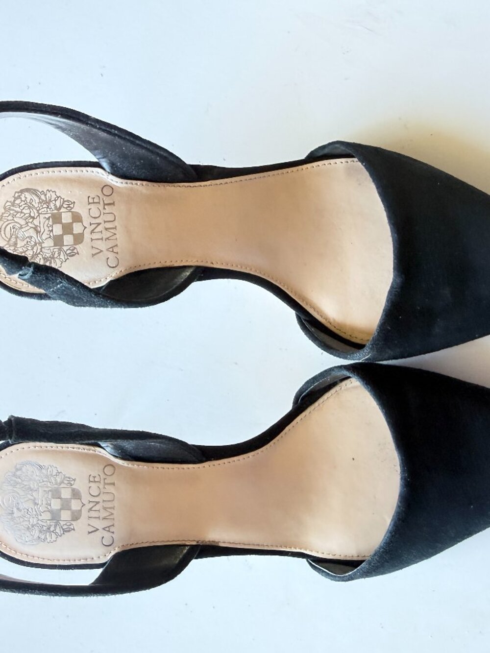 Vince Camuto kitten heel mules 7.5
